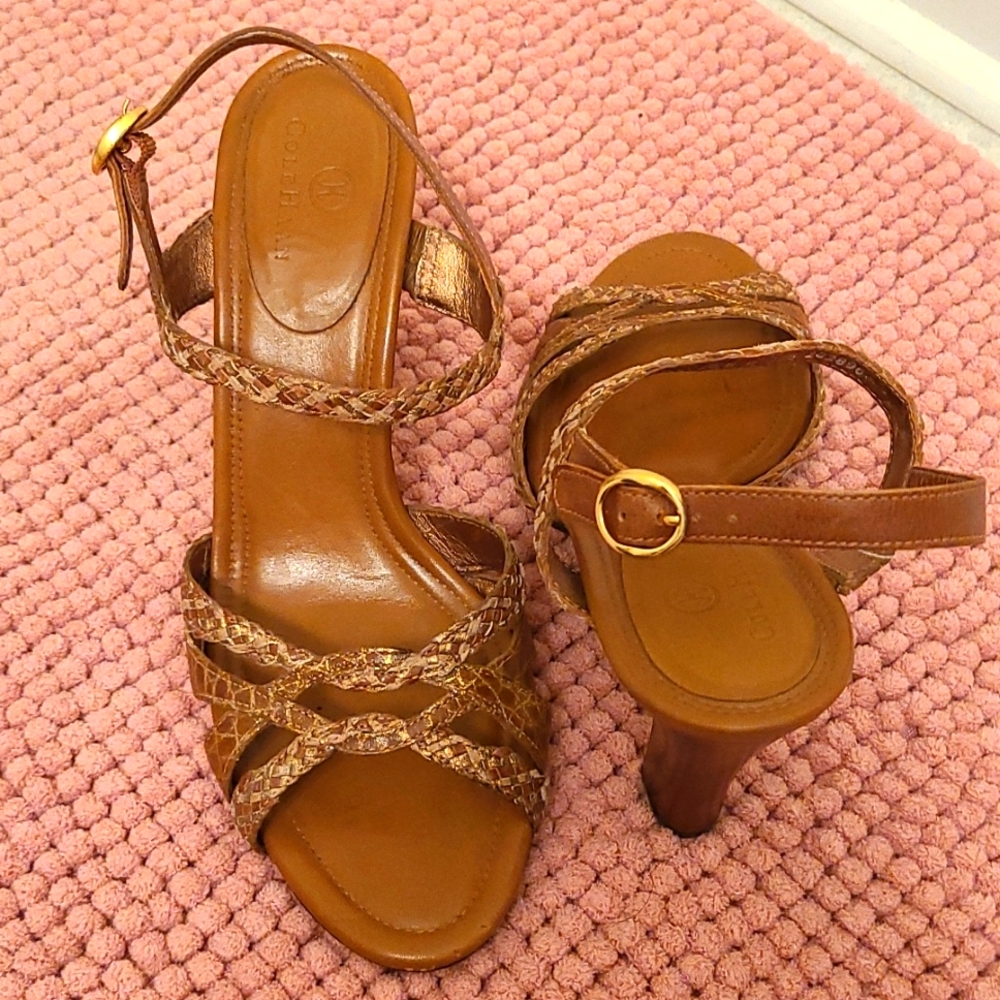 Cole Haan Open-toe Slingback Sandals, size 8, NEVER WORN